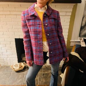 ✨ Vintage Davidow Tweed Blazer 60s Classic Wool Jacket Sm | Rare MM Cohn